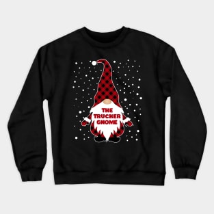 The Trucker Gnome Matching Family Christmas Pajama Crewneck Sweatshirt